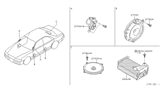 Diagram for 2003 Infiniti M45 Car Speakers - 28138-CD000