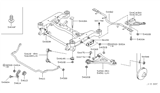 Diagram for 2004 Infiniti M45 Front Cross-Member - 54400-CR901