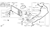 Diagram for 2004 Infiniti Q45 A/C Accumulator - 92131-AR070