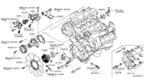 Diagram for Infiniti QX80 Thermostat - 21200-1LA0A
