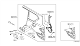 Diagram for Infiniti QX56 Fuel Door - 78830-1LA0A