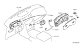 Diagram for Infiniti QX80 Dimmer Switch - 25273-1LA0A