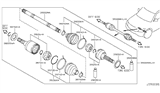 Diagram for Infiniti QX80 Axle Shaft - 39100-1LA0D