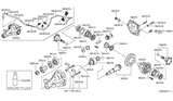 Diagram for 2011 Infiniti FX50 Pinion Bearing - 38440-7S000