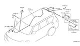 Diagram for 2018 Infiniti QX80 Windshield Washer Nozzle - 28972-1LA0A