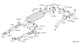 Diagram for Infiniti QX80 Tail Pipe - 20100-5ZM0E