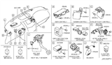 Diagram for 2011 Infiniti QX56 Body Control Module - 284B1-1LA0B