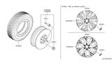 Diagram for 2014 Infiniti QX80 Spare Wheel - D0C00-1LD2A