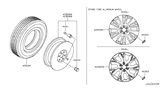 Diagram for 2017 Infiniti QX80 Spare Wheel - D0C00-1LD2A