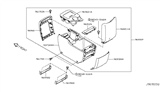 Diagram for 2018 Infiniti QX80 Armrest - 96921-5ZA0A