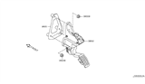 Diagram for Infiniti Accelerator Cable - 18002-1LA1A
