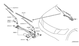 Diagram for Infiniti QX80 Windshield Wiper - 28890-1LB1B