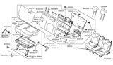 Diagram for 2015 Infiniti QX80 Seat Cushion - 89350-1LL7A