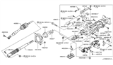 Diagram for 2015 Infiniti QX80 Steering Column Seal - 48980-EA000