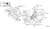 Diagram for Infiniti QX80 Seat Cushion - 88311-1LB0A
