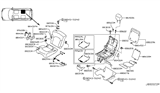 Diagram for 2012 Infiniti QX56 Seat Cushion - 88311-1LB0A