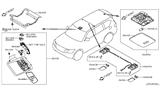 Diagram for 2018 Infiniti QX80 Dome Light - 26430-6GW0A