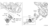 Diagram for Infiniti QX56 A/C Idler Pulley - 11927-7S000