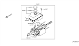 Diagram for Infiniti QX56 Brake Master Cylinder - 46010-1V81A
