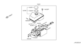 Diagram for Infiniti QX80 Brake Master Cylinder - 46010-5ZS0B