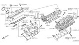 Diagram for 2011 Infiniti M37 Cylinder Head Bolts - 11056-1CA0A