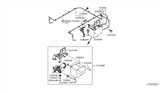 Diagram for 2013 Infiniti QX56 Ride Height Sensor - 53820-1LA2A