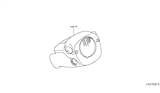 Diagram for Infiniti QX80 Steering Column Cover - 48470-5ZS0A