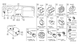 Diagram for Infiniti EX35 Seat Switch - 25500-1BA3A