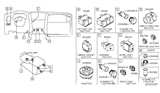 Diagram for 2015 Infiniti QX80 Hazard Warning Switch - B5290-1A60A