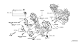 Diagram for Infiniti Timing Cover - 13041-EZ31A