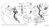 Diagram for Infiniti Battery Terminal - 24340-MB40C
