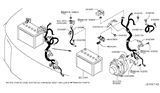 Diagram for Infiniti QX56 Battery Cable - 24080-1LA0A