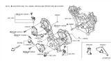 Diagram for Infiniti QX80 Timing Cover - 13041-EZ30A