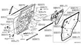 Diagram for Infiniti QX80 Door Hinge - 82420-JK000