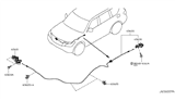 Diagram for Infiniti QX56 Hood Latch - 65601-1LA0A