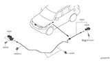 Diagram for 2018 Infiniti QX80 Hood Cable - 65621-1LA0A