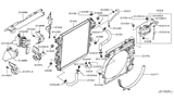 Diagram for 2011 Infiniti QX56 Coolant Reservoir - 21710-1LA0A