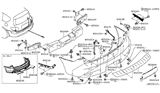 Diagram for 2014 Infiniti QX80 Bumper - 85022-5ZA0H