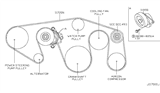 Diagram for 2019 Infiniti QX80 Drive Belt - 11720-1LA0B