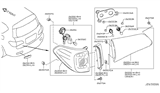 Diagram for 2012 Infiniti G25 Fog Light Bulb - 26261-89917