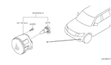 Diagram for 2013 Infiniti EX37 Fog Light Bulb - 26296-8991D