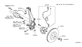 Diagram for 2015 Infiniti QX80 Steering Knuckle - 40015-1LA0A