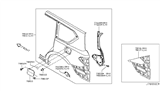 Diagram for 2021 Infiniti QX80 Fuel Door Hinge - 78836-1LA0A