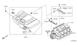 Diagram for 2021 Infiniti QX80 Engine Cover - 14048-JK21B