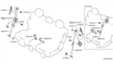 Diagram for Infiniti QX80 Seat Belt - 88844-1LA1B