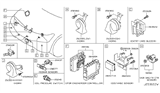 Diagram for Infiniti Horn - 25610-1LA0B