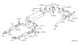 Diagram for Infiniti QX80 Exhaust Hanger - 20721-1LA0A