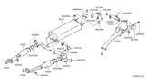 Diagram for 2020 Infiniti QX80 Muffler Hanger Straps - 20751-1LA0A