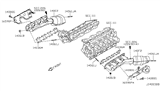Diagram for Infiniti Exhaust Manifold - 140E2-EZ30A