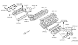 Diagram for 2018 Infiniti QX80 Exhaust Manifold - 140F2-EZ30A